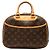 Borsa Louis Vuitton Monogram Trouville marrone