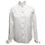 Top blanco Chanel de manga larga con lazo en el cuello y abotonado Talla FR 36 - vista 2