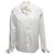 Top blanco Chanel de manga larga con lazo en el cuello y abotonado Talla FR 36 - vista 3