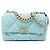 Bolso Chanel 19 de denim azul, tamaño Medium