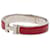 Pulseira Hermès Narrow Enamel Clic H PM Brincos de Festa Vermelho  - vista 2