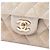 Borsa a Spalla Chanel Medium Classic Iridescent Lambskin Double Flap Oro D'oro - vista 5