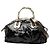 Borsa Gucci Coated Canvas Bamboo Dialux Pop nera Nero