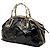 Borsa Gucci Coated Canvas Bamboo Dialux Pop nera Nero - vista 2