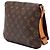 Bolso de hombro marrón Louis Vuitton Monogram Musette Tango Short Strap Castaño - vista 2
