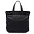 Borsa Tote Convertible Prada Saffiano Trimmed Tessuto Nera Nero