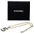 Collana con pendente Chanel CC in ottone dorato No 5 con strass e perle finte D'oro - vista 7