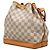 Borsa a secchiello Noe BB in Damier Azur bianco Louis Vuitton - vista 2