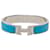 Pulseira Hermès Clic H estreita em esmalte azul PM  - vista 1