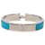 Pulseira Hermès Clic H estreita em esmalte azul PM  - vista 3