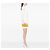Clutch da sera Chanel in raso giallo con camelia di cristallo - vista 6
