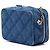 Borsa a tracolla camera case in denim con stampa CC blu Chanel - vista 2