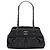 Borsa Bowling Chic Quilt in pelle di vitello iridescente nera Chanel Nero