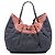 Cabas Blue Chanel Large Quilted Denim Stretch Spirit Blau