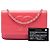 Wallet On Chain Borsa a tracolla con catena Chanel CC Caviar rosa - vista 7