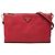 Borsa a tracolla Prada Vitello Daino rossa Rosso