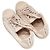 Chloé Low-Top-Sneaker aus Leder und Shearling in Creme Chloe Größe 36 Beige - Ansicht 3