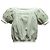 Jean Paul Gaultier Top de mangas abullonadas Mint JPG Jean's Short Talla US 8 - vista 3