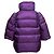 Giacca puffer viola Miu Miu Primavera/Estate 2014 a maniche tre quarti Taglia IT 46 - vista 4