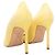 Décolleté a punta in scamosciato giallo chiaro Manolo Blahnik Taglia 39 - vista 4