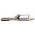 Beige Versace Medusa Head Leder-Riemchen-Sandalen Größe 37