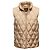 Chaleco acolchado de plumón Moncler Tan Talla Designer 3 Camello - vista 2