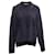 Fendi Intarsia Zucca Strickpullover Schwarz & Navy Größe IT 38  - Ansicht 2