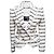 White & Black Balmain Striped Textured Double-Breasted Blazer Size FR 34