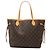 Borsa Tote Louis Vuitton Monogram Neverfull MM marrone
