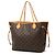 Borsa Tote Louis Vuitton Monogram Neverfull MM marrone - vista 2