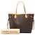 Borsa Tote Louis Vuitton Monogram Neverfull MM marrone - vista 8