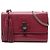 Borsa a tracolla Gucci Medium Leather Miss Bamboo rossa Rosso