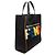 Borsa Tote Fendi in nylon con scritta Black & Multicolor - vista 2