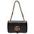 Borsa a tracolla Gucci Marmont Matelasse nera Nero