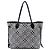 Borsa Tote Neverfull MM in jacquard Monogram Louis Vuitton nero Since 1854
