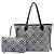 Borsa Tote Neverfull MM in jacquard Monogram Louis Vuitton nero Since 1854 - vista 5
