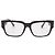 Black Versace Rectangular Medusa Glasses - view 2