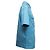 Camicia a maniche corte in nylon blu Fendi con stampa Zucca e bottoni Size IT 36 - vista 3