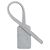 Off White Silver Off-White Crystal-Embellished Zip Tie Luggage Tag Silvery - view 2