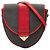 Graue Saint Laurent Crossbody-Tasche aus beschichtetem Canvas
