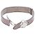 Bracciale Louis Vuitton in pelle a fiore lilla chiaro Porpora - vista 2