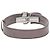 Bracciale Louis Vuitton in pelle a fiore lilla chiaro Porpora - vista 5