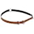 Ceinture en cuir couleur tan Yves Saint Laurent Taille US S Beige  - vue 2