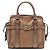 Braune Burberry Leder Satchel Handtasche