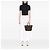 Borsa Satchel Reversibile in Tessuto Marrone Prada - vista 6
