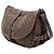 Borsa a tracolla Louis Vuitton Monogram Mini Lin Saumur 30 marrone - vista 2