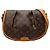 Borsa a tracolla Louis Vuitton Monogram Menilmontant PM marrone