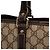 Tote verticale Gucci GG Supreme marrone - vista 9