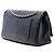 Cambon Borsa a tracolla Chanel Maxi Reissue 2.55 Double Flap in pelle di vitello goffrata nera Nero - vista 2