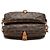 Borsa a tracolla Louis Vuitton Monogram Saumur 30 marrone - vista 3